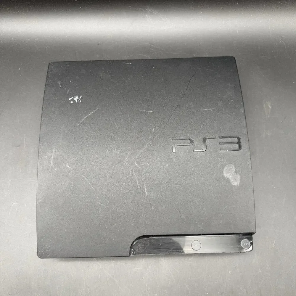 Sony PlayStation 3 PS3 Slim Black Console Only 160 GB Tested Working CECH-3001A
